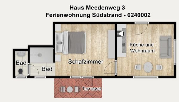 Foto 26 Ferienwohnung Ostfriesland Langeoog Haus Meedenweg 3 Ferienwohnung Südstrand (Objekt 102696) buchen