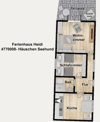 Foto 20 Ferienwohnung Ostfriesland Borkum Ferienhaus Heidi Häuschen Seehund (Objekt 26745) Reise