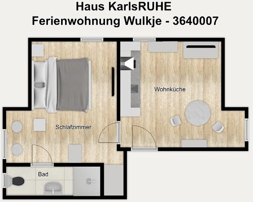 Foto 22 Ferienwohnung Ostfriesland Juist Haus KarlsRUHE Ferienwohnung Wulkje (Objekt 102693) suchen