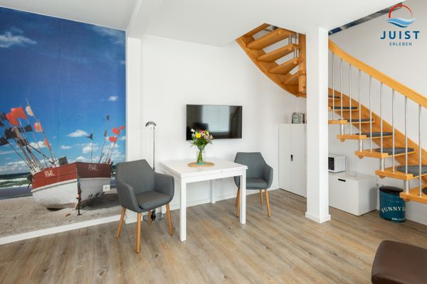 Foto 4 Ferienwohnung Ostfriesland Juist Landhaus Gertrude 105 - Wohnung Wattenmeer (Objekt 35942) Urlaub