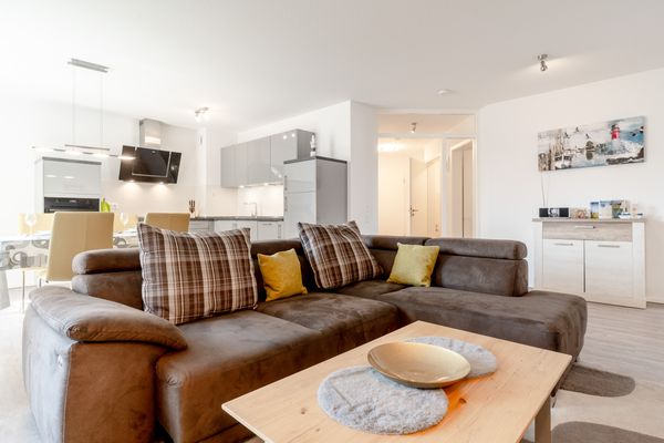 Ferienwohnung Perlenherz Büsum – zentral, modern & mit Balkon