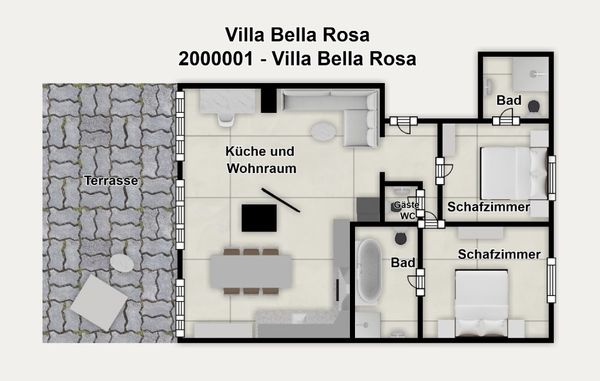 „Erlebe Luxus und Komfort in der Villa Bella Rosa in Binz!“