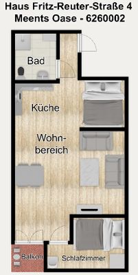 Foto 13 Ferienwohnung Ostfriesland Langeoog Haus Fritz-Reuter-Straße 4 Meents Oase (Objekt 103810) Nordsee