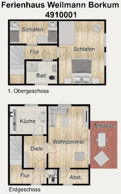 Foto 25 Ferienhaus Ostfriesland Borkum Ferienhaus Wellmann Borkum (Objekt 104681) Reise