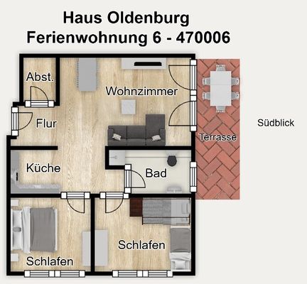 Foto 32 Ferienwohnung Ostfriesland Wangerooge Haus Oldenburg Ferienwohnung 6 (Objekt 24338) suchen