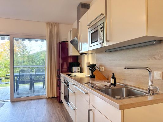 Moderne Erdgeschosswohnung mit 3 Schlafzimmern und Kamin