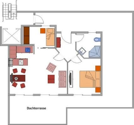 Foto 18 Ferienwohnung Ostfriesland Nordfriesland Appartement Penthouse (Objekt 75810) Nordsee