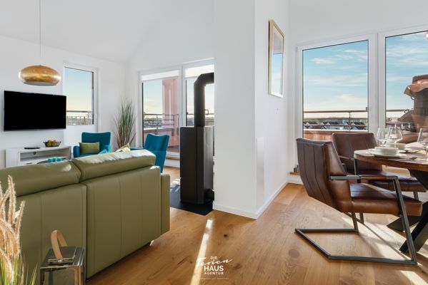  Penthouse Meerestochter - Wohnzimmer