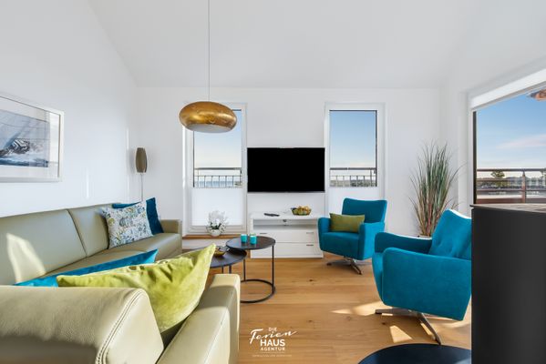  Penthouse Meerestochter - Wohnzimmer