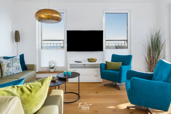  Penthouse Meerestochter - Wohnzimmer