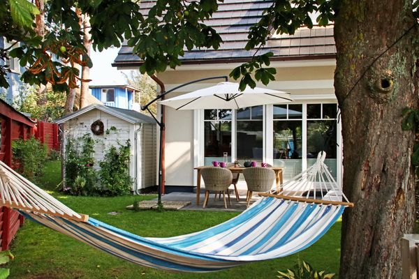 In den Katen, Gemütliches Ferienhaus in Wald- und Strandnähe
