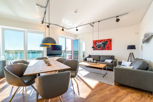  Penthouse Hochgenuss - Wohnzimmer