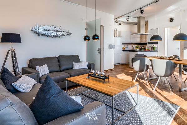  Penthouse Hochgenuss - Wohnzimmer