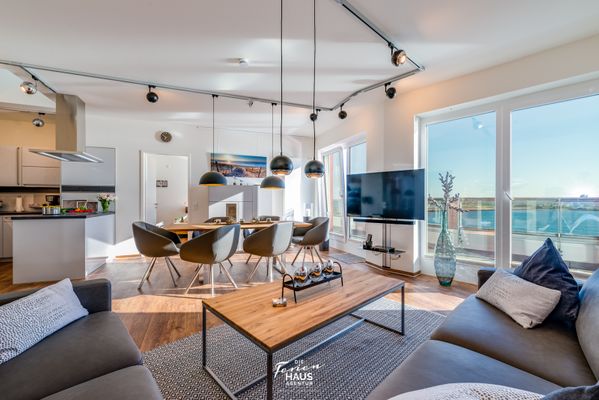  Penthouse Hochgenuss - Wohnzimmer