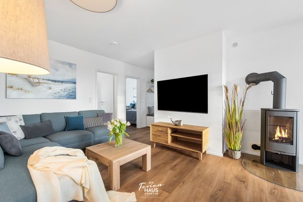  Kaptain's Strandhuus - Wohnzimmer