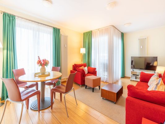 Ferienwohnung mit 1 Schlafzimmer und Balkon (D121)