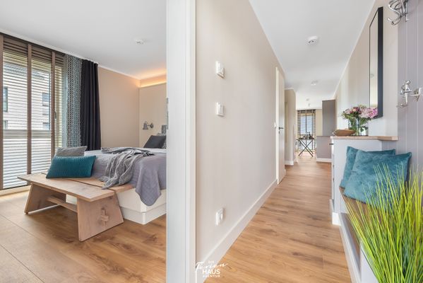  LangeBank mit Hafenblick - Schlafzimmer