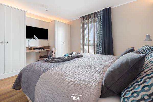  LangeBank mit Hafenblick - Schlafzimmer