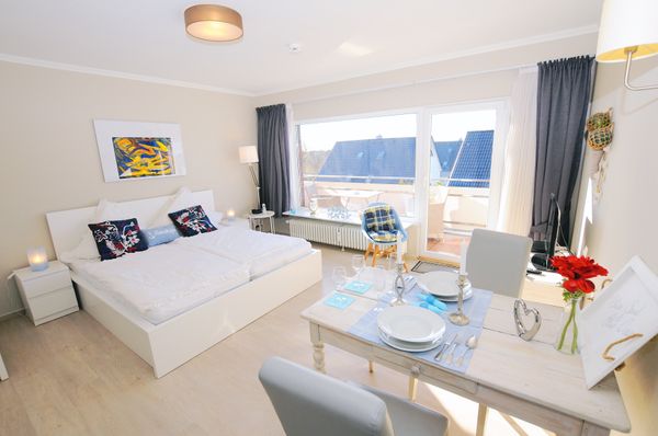 Helles App. für 2 Pers. - Balkon, Stellplatz, WLAN. Haustiere erlaubt.