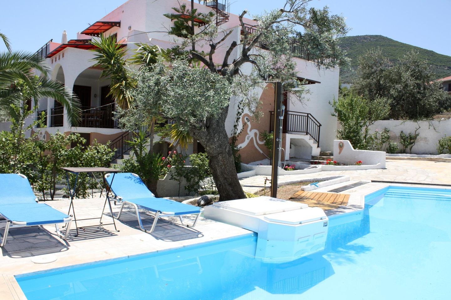 Ferienhaus HIPPOKAMP mit Pool auf dem Peloponnes, Xiropigado, Arkadien