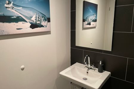 Resort Deichgraf Resort Deichgraf 27-12 Wremen - Badezimmer mit Waschtisch