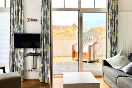 Ferienvillen Anna Düne Ferienvillen Anna Düne 1-01 Wangerooge - Wohn-Essbereich mit Blick Terasse