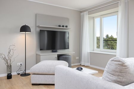Strandresidenzen Binz-Prora Strandresidenzen Binz-Prora D5.4 Rügen - Wohn-Essbereich mit Couch