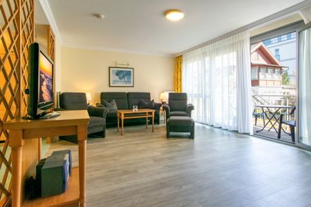 Seehof Seehof 115 Usedom - Wohn-Essbereich mit Couch