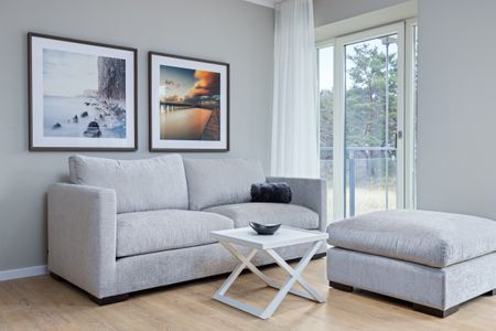 Strandresidenzen Binz-Prora Strandresidenzen Binz-Prora D1.2 Rügen - Wohn-Essbereich mit Couch