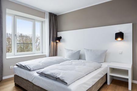 Strandresidenzen Binz-Prora Strandresidenzen Binz-Prora D5.5 Rügen - Schlafzimmer mit Doppelbett