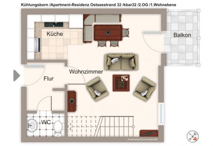 Apartment-Residenz Ostseestrand Apartment-Residenz Ostseestrand 32 Kühlungsborn - Grundriss