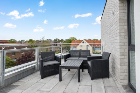 Weiße Villen Weiße Villen 1-11 Boltenhagen - Dachterrasse mit Gartenmöbeln