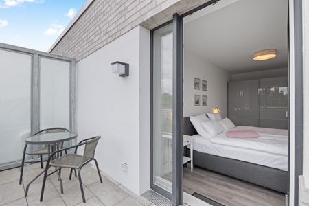 Weiße Villen Weiße Villen 1-11 Boltenhagen - Dachterrasse mit Gartenmöbeln