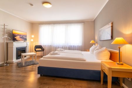 Inselstrand Inselstrand 215 Usedom - Schlafzimmer mit Doppelbett