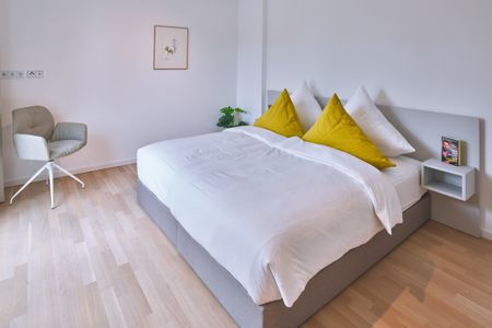 Lüttjeod Apartmentvilla Lüttjeod Apartmentvilla 09 Langeoog - Schlafzimmer mit Doppelbett