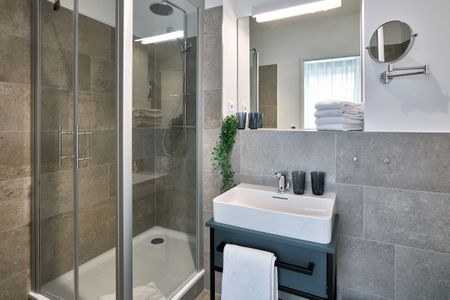 Lüttjeod Apartmentvilla Lüttjeod Apartmentvilla 09 Langeoog - Badezimmer mit Dusche