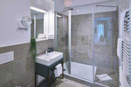 Lüttjeod Apartmentvilla Lüttjeod Apartmentvilla 10 Langeoog - Badezimmer mit Dusche