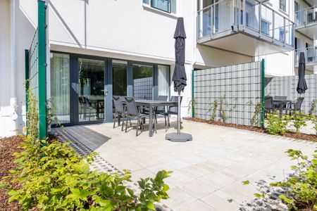 Strandresidenzen Binz-Prora Strandresidenzen Binz-Prora D0.2 Rügen - Terrasse mit Gartenmöbeln