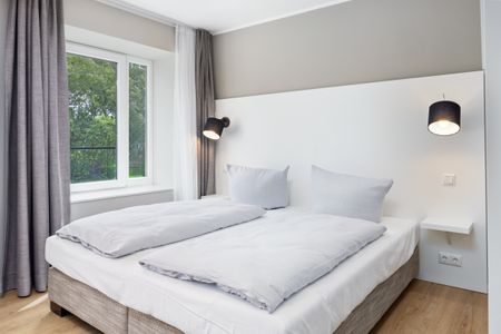 Strandresidenzen Binz-Prora Strandresidenzen Binz-Prora V0.2 Rügen - Schlafzimmer mit Doppelbett