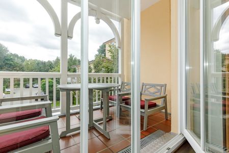 Dünenschloss Dünenschloss 1-17 Kühlungsborn - Balkon mit Gartenmöbeln