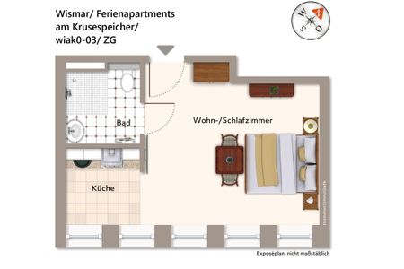 Ferienapartments am Krusespeicher Ferienapartments am Krusespeicher 0-03 Wismar - 