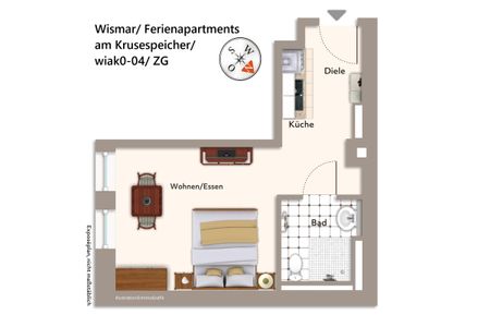 Ferienapartments am Krusespeicher Ferienapartments am Krusespeicher 0-04 Wismar - 