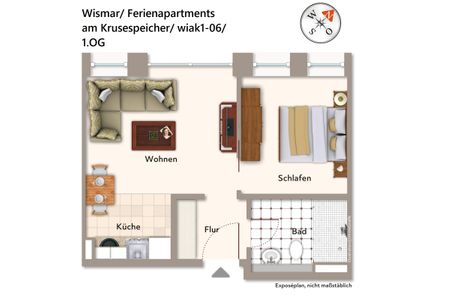 Ferienapartments am Krusespeicher Ferienapartments am Krusespeicher 1-06 Wismar - 