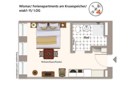 Ferienapartments am Krusespeicher Ferienapartments am Krusespeicher 1-11 Wismar - 
