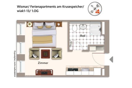 Ferienapartments am Krusespeicher Ferienapartments am Krusespeicher 1-13 Wismar - 