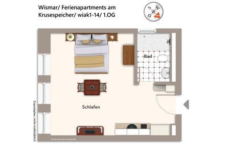 Ferienapartments am Krusespeicher Ferienapartments am Krusespeicher 1-14 Wismar - 