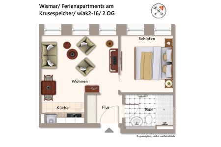 Ferienapartments am Krusespeicher Ferienapartments am Krusespeicher 2-16 Wismar - 