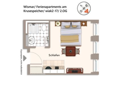 Ferienapartments am Krusespeicher Ferienapartments am Krusespeicher 2-17 Wismar - 