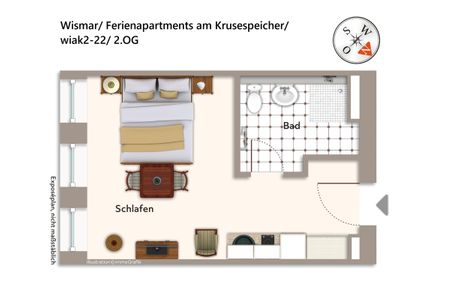 Ferienapartments am Krusespeicher Ferienapartments am Krusespeicher 2-22 Wismar - 