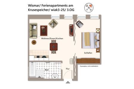 Ferienapartments am Krusespeicher Ferienapartments am Krusespeicher 3-25 Wismar - 